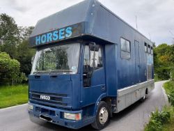 2000 FORD IVECO CARGO HORSEBOX 7.5 TON >>--NO VAT ON HAMMER--<<