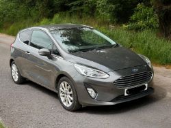 2018 FORD FIESTA TITANIUM TURBO - MANUAL, GREY, 1.0L PETROL >>--NO VAT ON HAMMER--<<