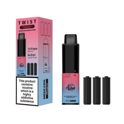 200 X HAPPY VIBES DISPOSABLE VAPES TWIST 3500 STRAWBERRY KIWI