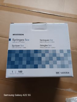24000 X MCKESSON 5ML STERILE SYRINGES