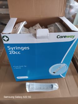 8800 X CAREWAY 20ML STERILE SYRINGES