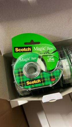144X SCOTCH MAGIC TAPE 19MM X 25M
