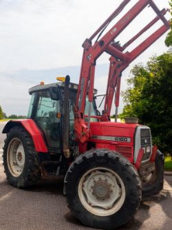 MASSEY FERGUSON 6180 TRACTOR WITH LOADER