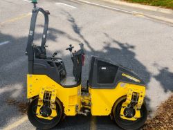 2021 BOMAG BW120 AD-5 TWIN DRUM ROLLER FOLDING ROPS