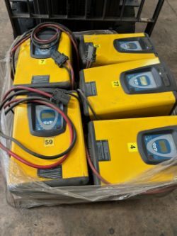 10 X HAWKER 3 PHASE CHARGERS