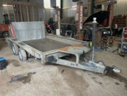 IFOR WILLIAMS 10 X 6 TWIN AXLE PLANT TRAILER (3.5 TON)