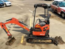 KUBOTA U17-3 ZERO-TAIL SWING MINI EXCAVATOR - 2021 - 1,264 HOURS