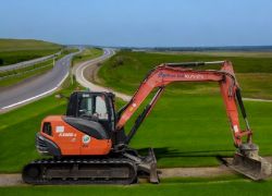 KUBOTA KX080-4 MIDI EXCAVATOR - 2015