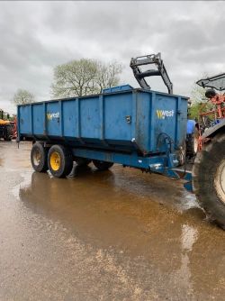 AUCTION LISTING: WEST 12 TON GRAIN TRAILER