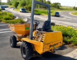 2003 BENFORD PS3000 3 TONNE SWIVEL TIP DUMPER