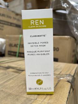 10 X REN CLARIMATTE INVISIBLE PORES DETOX MASK 50ML