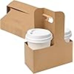 PALLET OF 12000 X 2 CUP DRINK CARRIER WITH HANDLE, KRAFT HOLDER, FOR HOT AND COLD CUP