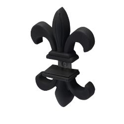 200 X ADJUSTABLE SHELF CLAMPS, FLOWER CLIPS IN BLACK(ADJUSTABLE TO FIT 6-22MM THICK SHELF)