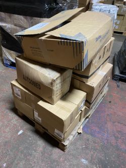 MIXED PALLET (DRINKS, MISC GOODS, WASH MITTS, CUPS)