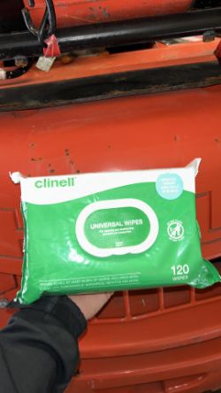 600X CLINELL UNIVERSAL WIPES 120 WIPES PER PACK