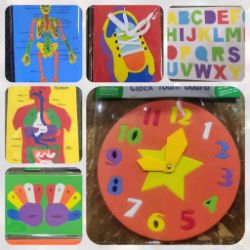 100 X EDUCATIONAL FOAM PUZZLES