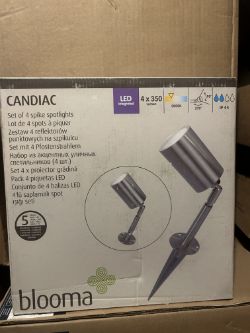 7X BLOOMA CANDIAC SET OF 4 SPIKE SPOTLIGHTS