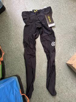 20X MENS SKINS BLACK LONG TIGHTS SERIES 3 SMALL THERMALS