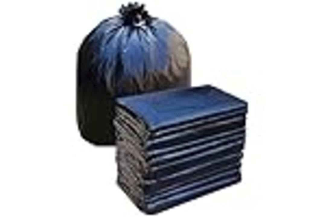 500 BLACK SACKS HIGH-STRENGTH 80 LITRES HEAVEY DUTY REFUGE BIN LINER BAGS 55.5CM X 80CM X 114.5CM - Image 3 of 4
