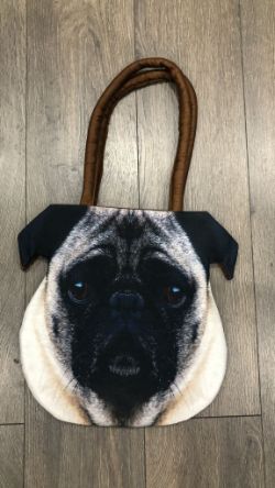 15 X DOG ANIMAL FACE SHOPPING BAGS MEDIUM SIZE (RRP £10 EACH)