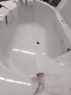 MODER HELENA ACRYLIC BATH 1700 X 800MM BATH WHITE
