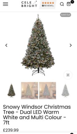 17 CHRISTMAS TREES 7FT AND 6FT