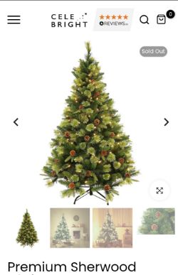 FULL PALLET OF 9 CHRISTMAS TREE 7FT AND 6FT