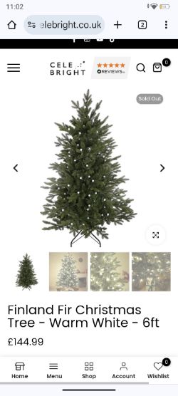 FULL PALLET OF 13 X CHRISTMAS TREES