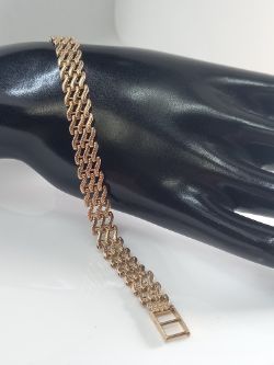 9CT YELLOW GOLD BRACELET 9.22G