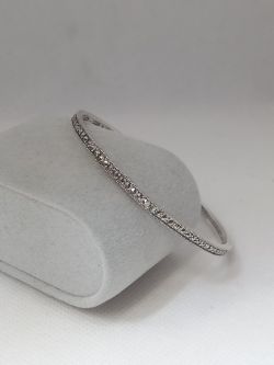 925 SILVER MARQUETTE BANGLE