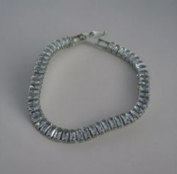 SILVER CZ TENNIS BRACELET 925 / 7