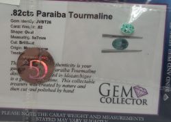 LOOSE 0.82CTS PARAIBA TOURMALINE STONE