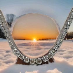 18CT WHITE GOLD GRADUATED 3/4 WAY 2.50 CARATS DIAMOND TENNIS NECK.ACES WITH VALUATION OF £7995
