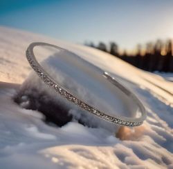 925 SILVER MARQUETTE BANGLE
