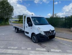 2019 RENAULT MASTER 2.3 EURO 6 LWB 15FT FLATBED >>--NO VAT ON HAMMER--<<