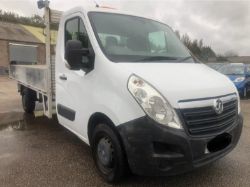 2015 VAUXHALL MOVANO 2.3 CDTI DROPSIDE TRUCK >>--NO VAT ON HAMMER--<<