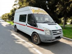 2008 FORD TRANSIT WELFARE VAN - 5 SEATS WITH CAMPER CONVERSION AND TOILET