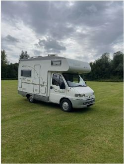 2000 FIAT DUCATO MOBILVETTA DRIVER DESIGN 4-BERTH MOTORHOME >>--NO VAT ON HAMMER--<<