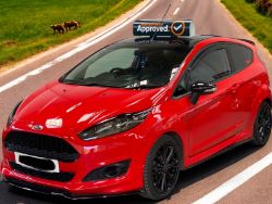 2016 FORD FIESTA 1.0T ECOBOOST ZETEC S RED EDITION >>--NO VAT ON HAMMER--<<