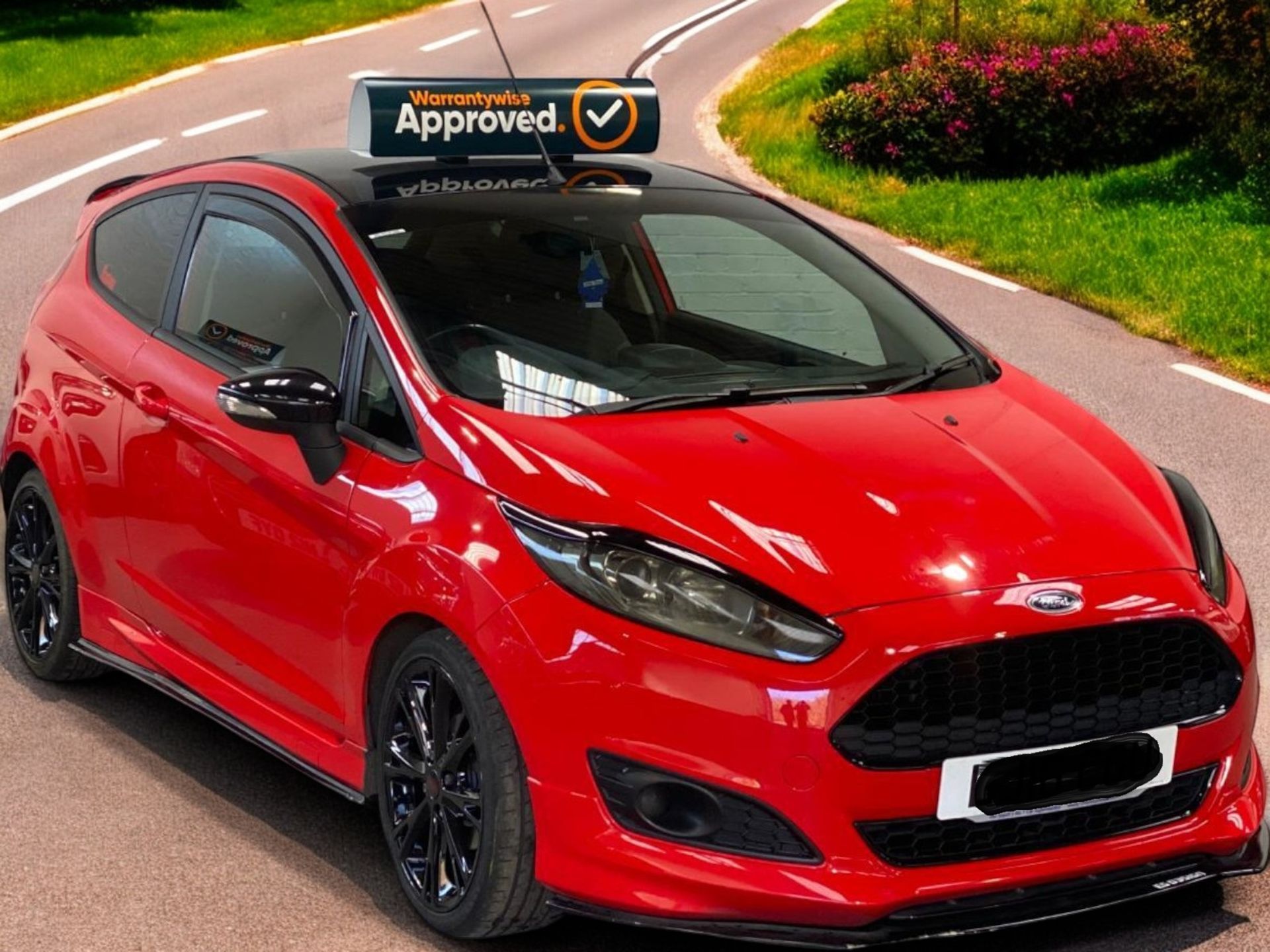 2016 FORD FIESTA 1.0T ECOBOOST ZETEC S RED EDITION >>--NO VAT ON HAMMER--<< - Image 4 of 25