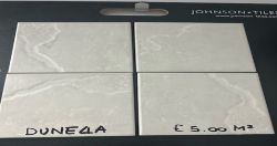 1 PALLET CONTAINING 3960 NEW JOHNSON TILES (90 BOXES) 150 X 150 GREY DIMENSIONAL FIELD - RRP £2082
