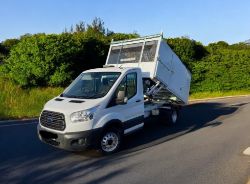 2015 FORD TRANSIT 2.2 ALUMINIUM TIPPER WITH SIDE TAILLIFT >>--NO VAT ON HAMMER--<<