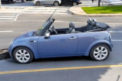 2005 MINI COOPER 1.6 BLUE CONVERTIBLE >>--NO VAT ON HAMMER--<<