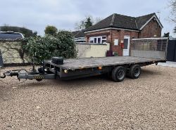 IFOR WILLIAMS CT166 TILTBED TRAILER >>--NO VAT ON HAMMER--<<