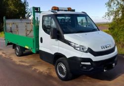 2017 IVECO DAILY LWB DROPSIDE TRUCK WITH TAIL LIFT – EURO 6 COMPLIANT