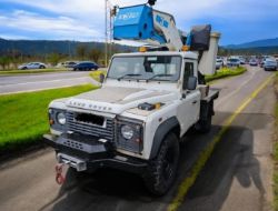 2014 LAND ROVER DEFENDER 4X4 CHERRY PICKER MEWP ACCESS PLATFORM