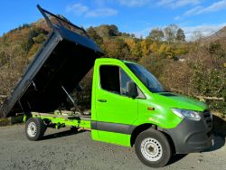 2018 MERCEDES-BENZ SPRINTER 314 CDI CHASSIS CAB TIPPER TRUCK