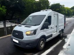 FORD TRANSIT 2.0 TDCI 130 BHP L3H3 LWB FRIDGE FREEZER - 2017 (17 REG) - EURO 6 ULEZ