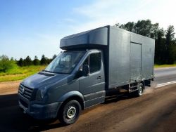 2014/14 VOLKSWAGEN CRAFTER CR35 LWB LUTON WITH TAIL LIFT