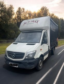 2017 MERCEDES-BENZ SPRINTER 314 CDI LUTON VAN – CURTAIN SIDE WITH TAIL LIFT